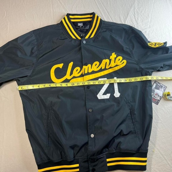 New with tags Roots of Baseball Retro Clemente varsity button up jacket size XL - Picture 5 of 8